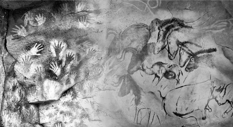 Cave paintings at Chauvet-Pont-d'Arc